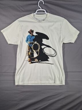 One Of These Days Wanted Graphic T-Shirt in Bone
